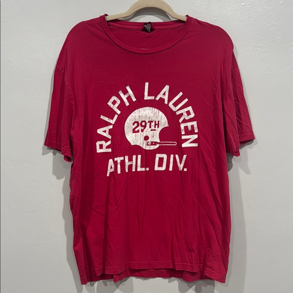 Vintage Polo Ralph Lauren Red Short Sleeve Tee